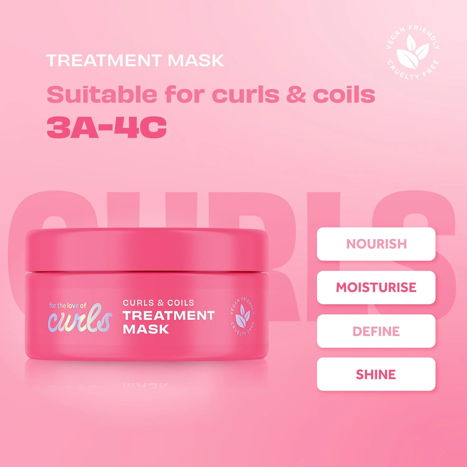 Lee Stafford For The Love of Curls Treatment Mask for Curls and Coils