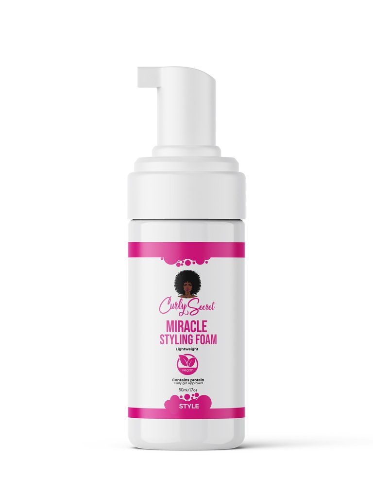 Curly Secret Miracle Styling Foam -Travel Size 