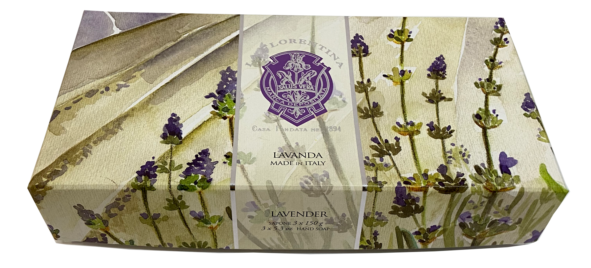 La Florentina zeep 3 x 150g Lavendel